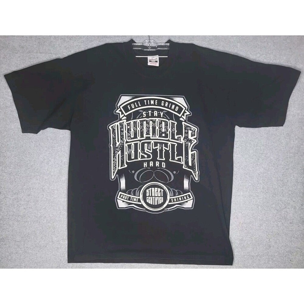 Street Wear Supply SWS Men's XXL Stay Humble Hustle Hard Heavyweight T-shirt VTG